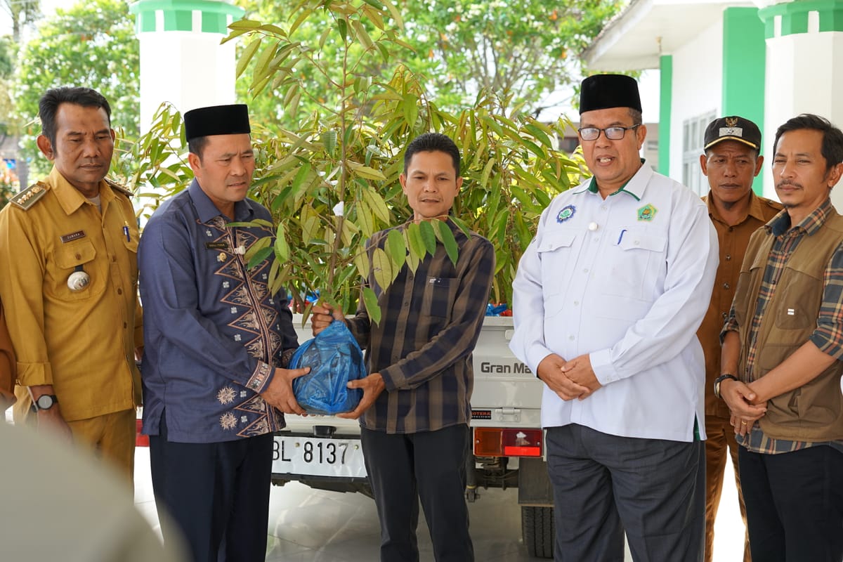 Rektor IAIN Takengon Inisiasi Wakaf 1.000 Pohon Durian, Wujudkan Sentra Baru Durian di Aceh Tengah
