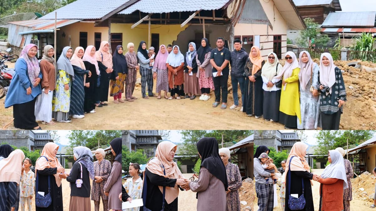 Semarak Ramadhan dan Menjelang Idul Fitri 1447 H, DWP IAIN Takengon Salurkan Bantuan untuk Korban Banjir dan Longsor di Kayu Kul