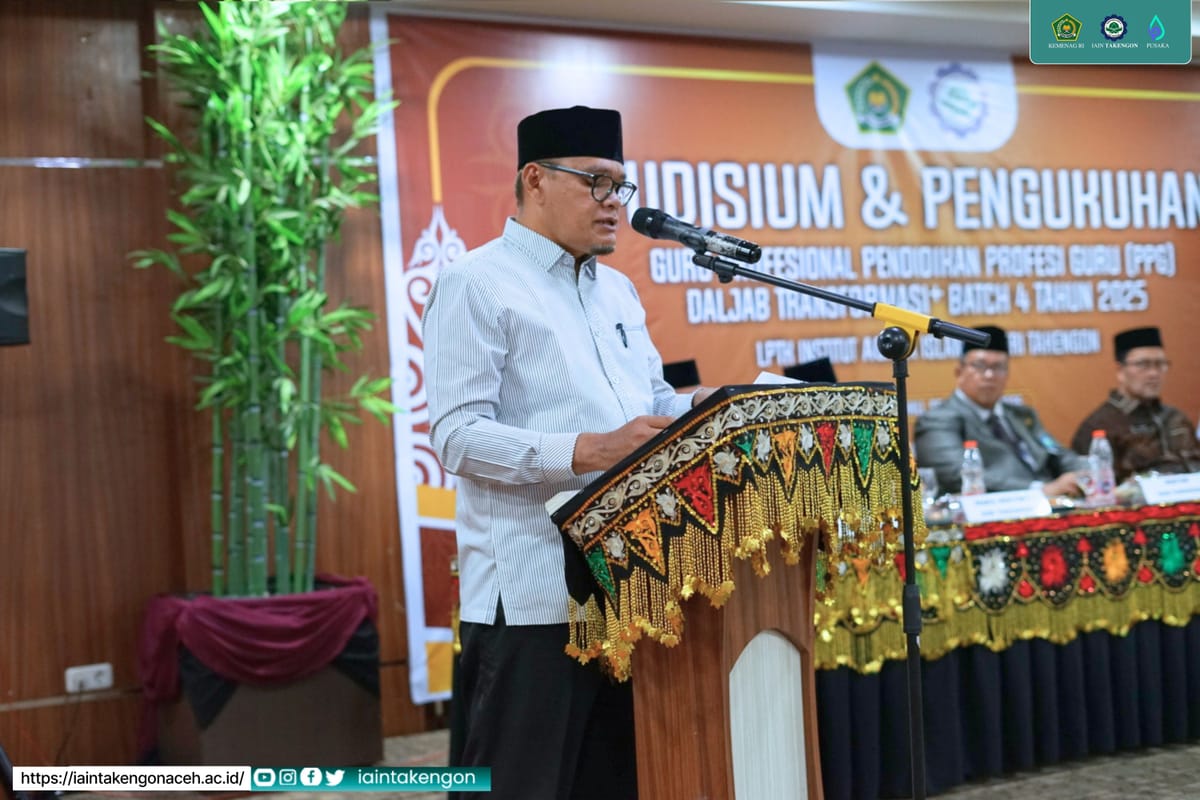 Orasi Ilmiah di IAIN Takengon: Guru Dituntut Adaptif Hadapi Disrupsi Teknologi