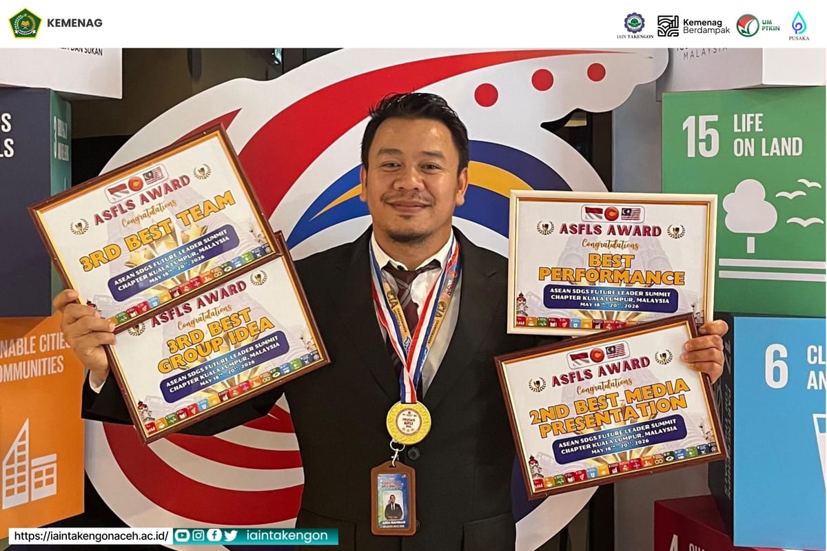 Dosen IAIN Takengon Raih Empat Penghargaan pada ASEAN SDGs Future Leaders Summit 2026