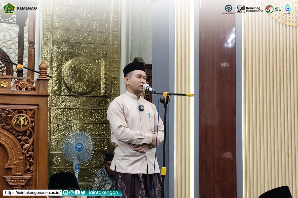 Safari Subuh Rabu Berkah, Wakil Rektor I IAIN Takengon Ajak Jamaah Teladani Peran Pemuda dalam Peristiwa Hijrah