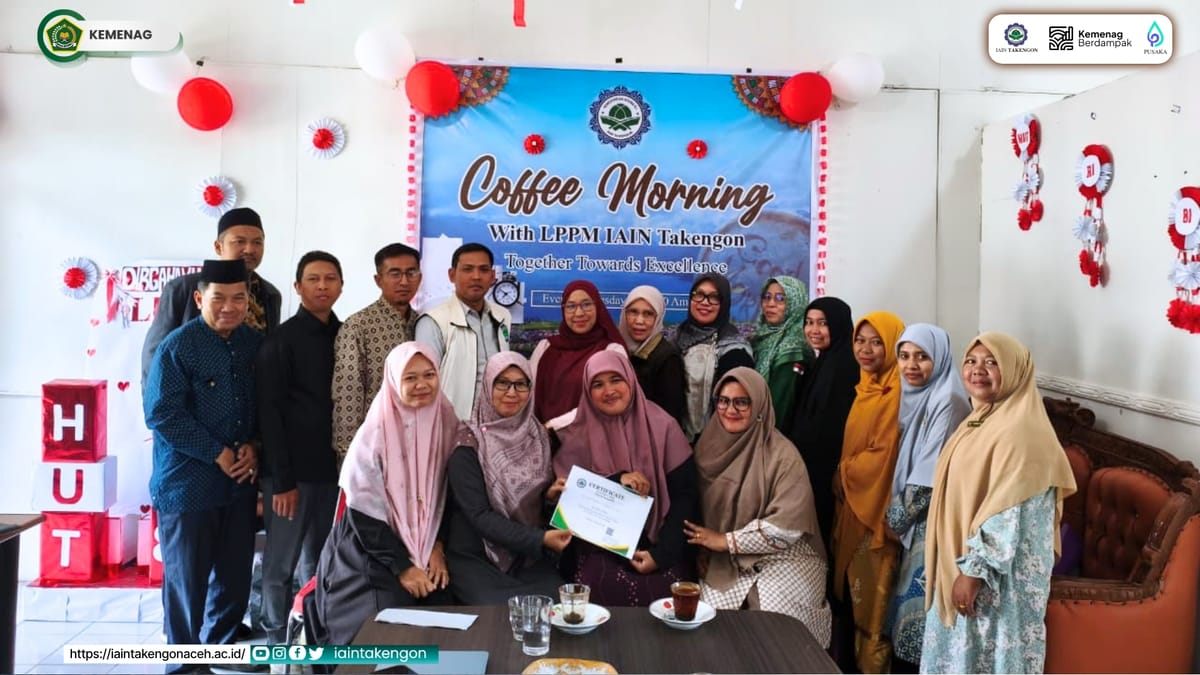 Coffee Morning LPPM IAIN Takengon Angkat Kisah Inspiratif Perjuangan 'Ph.D. Mom' di Australia