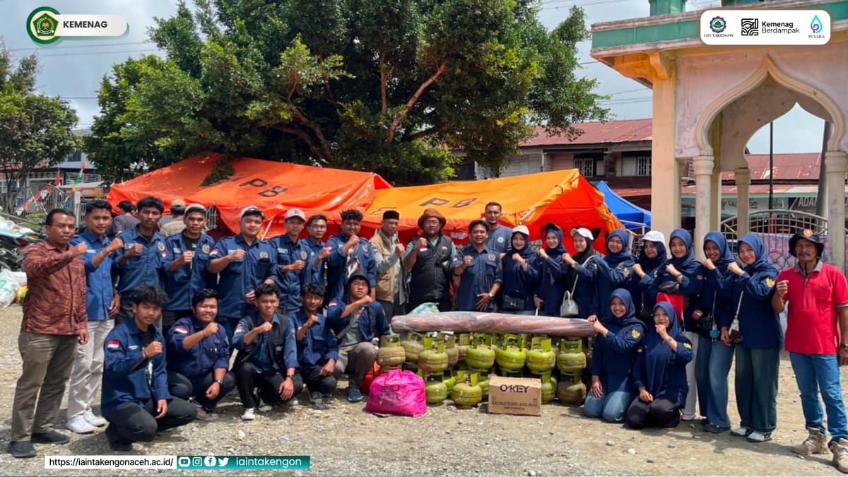 HIMATARA IAIN Takengon Salurkan 40 Tabung Gas LPG untuk Korban Kebakaran Jagong Jeget