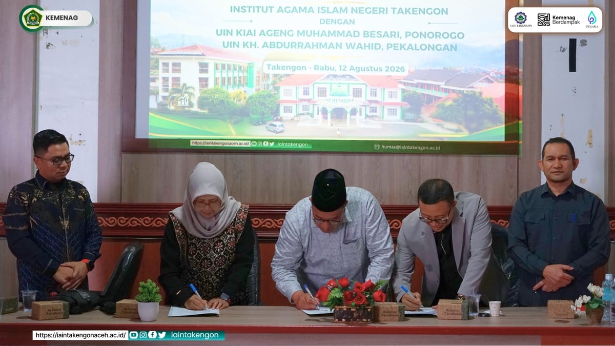 IAIN Takengon dan UIN Kiai Ageng Muhammad Besari Ponorogo Perkuat Kolaborasi Pendidikan dan Digitalisasi
