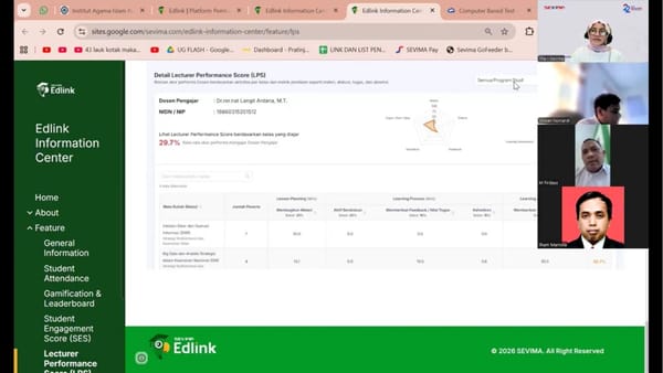 Pelatihan CBT EdLink Institut Agama Islam Negeri Takengon
