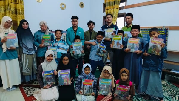 Menanam Cinta Rasul Sejak Dini, LDK Simahtuah Gelar Silaturahmi Edukatif di TPA Kayu Kul