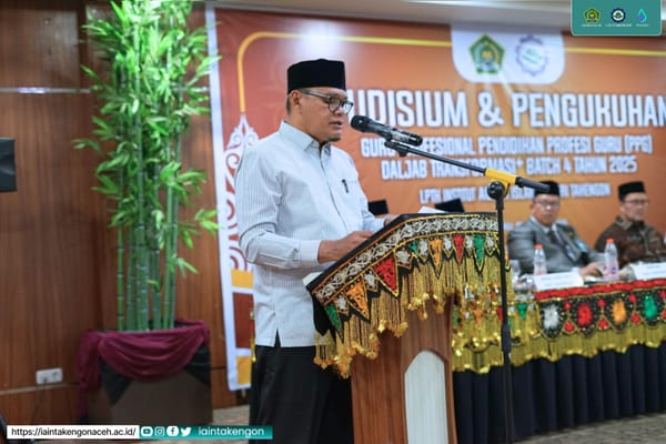 Orasi Ilmiah di IAIN Takengon: Guru Dituntut Adaptif Hadapi Disrupsi Teknologi