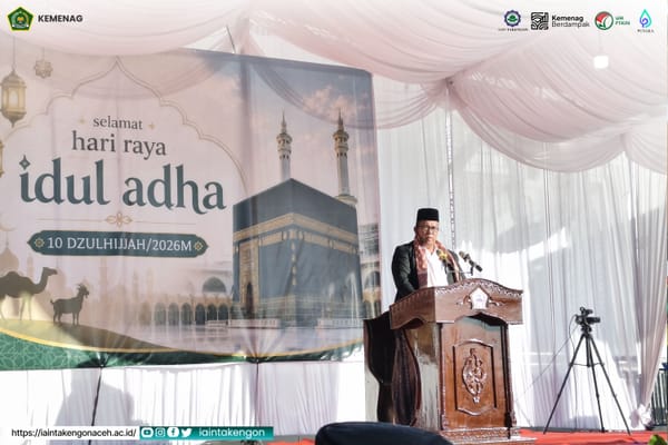 Prof. Ridwan Nurdin Jadi Khatib Idul Adha di Bener Meriah, Ajak Jamaah Teladani Keteguhan Nabi Ibrahim AS