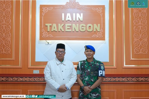 Kapten Cpm Kaman Selian Pamit Pindah Tugas, Temui Rektor IAIN Takengon