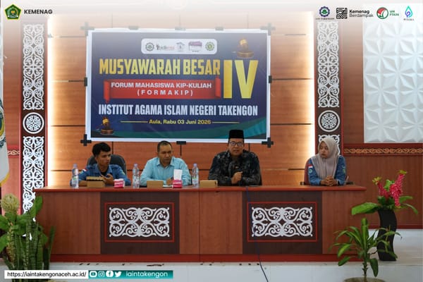 Forum Mahasiswa KIP-Kuliah IAIN Takengon Gelar Mubes Ke-IV, Bahas Penguatan Organisasi dan Pilih Kepengurusan Baru