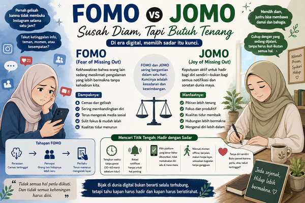 FOMO vs JOMO: Susah Diam, Tapi Butuh Tenang