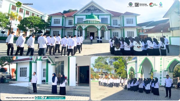 Apel Senin Pagi, Ketua LPPM IAIN Takengon Tekankan  Nilai Ibadah dalam Bekerja