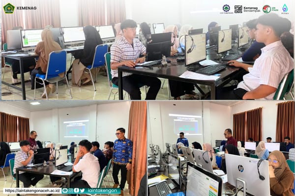 Hari Terakhir UM-PTKIN di IAIN Takengon, Satu Peserta Dijadwalkan Ujian Susulan