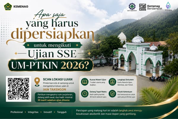 UM-PTKIN 2026 Segera Digelar, IAIN Takengon Siap Sambut Peserta dan Imbau Calon Mahasiswa Kuasai Materi Ujian