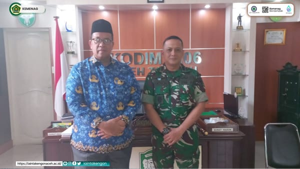 Rektor IAIN Takengon Jalin Silaturahmi dengan Dandim Kodim 0106/Aceh Tengah